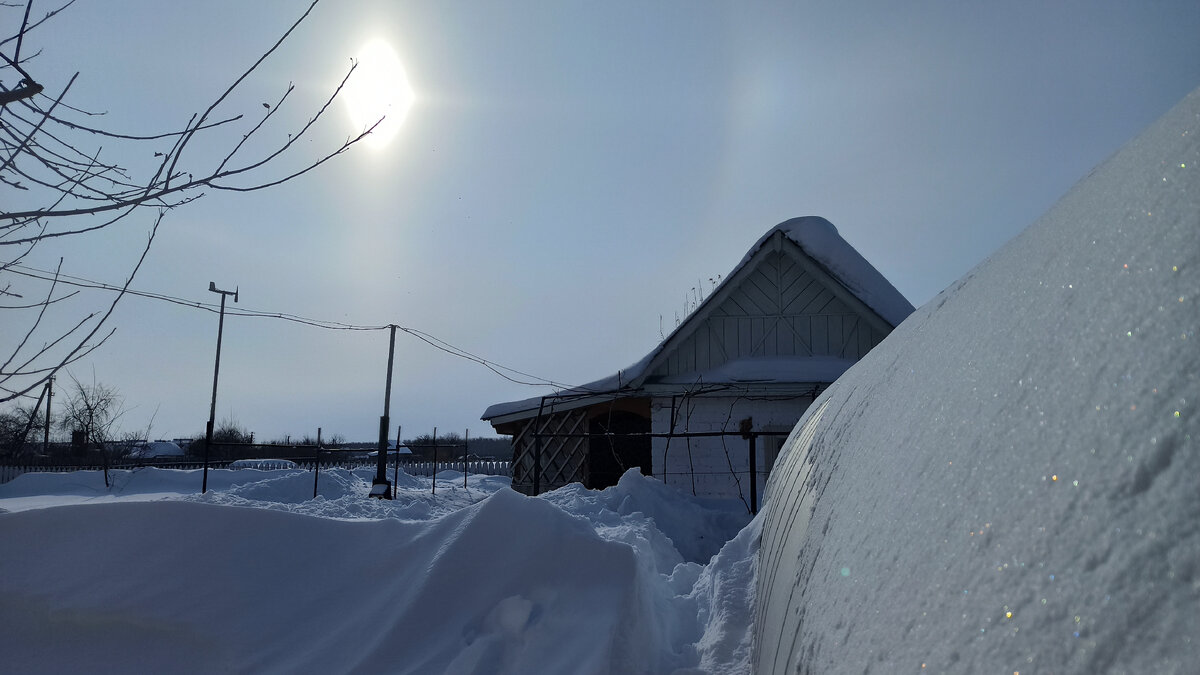 Солнечный день февраля.
