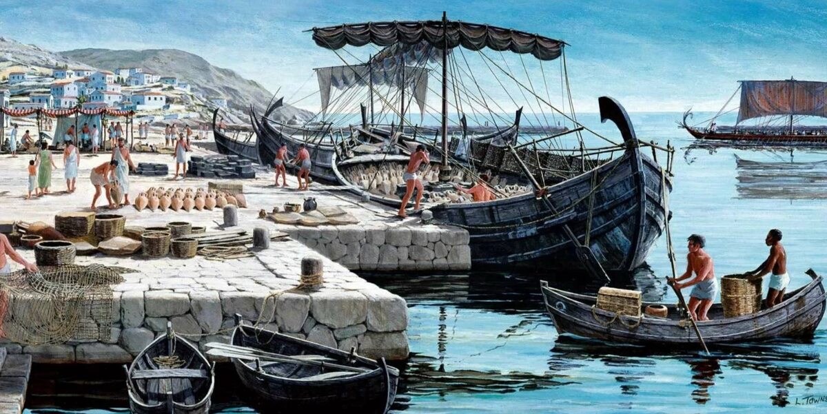 Торговый порт.