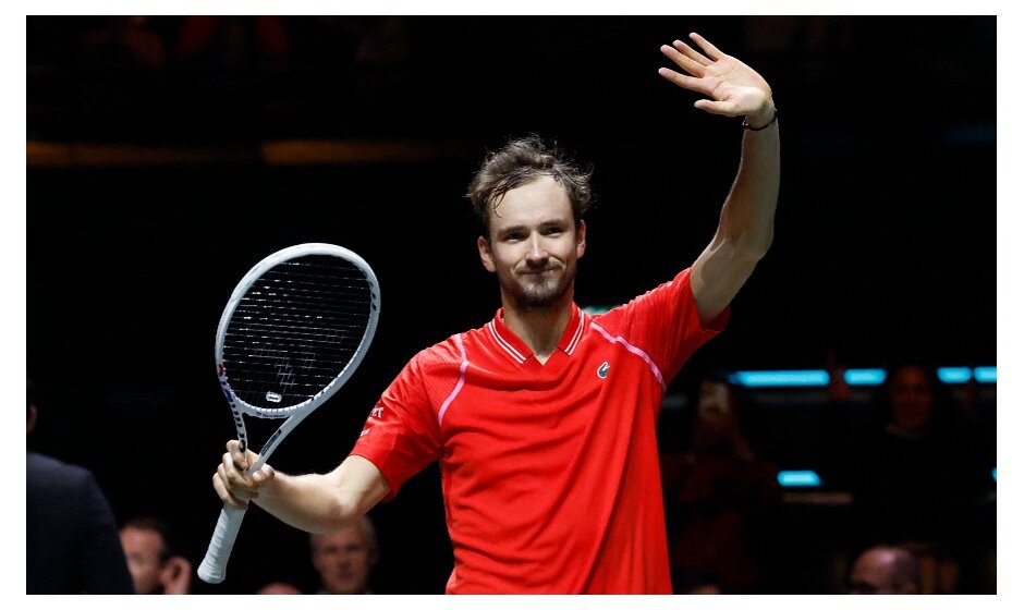    Даниил Медведев - в финале турнира в Роттердаме. Фото: Reuters