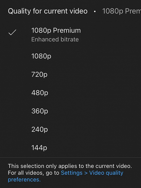 Новая версия 1080p будет иметь повышенную скорость передачи до 13 Мбит/с.