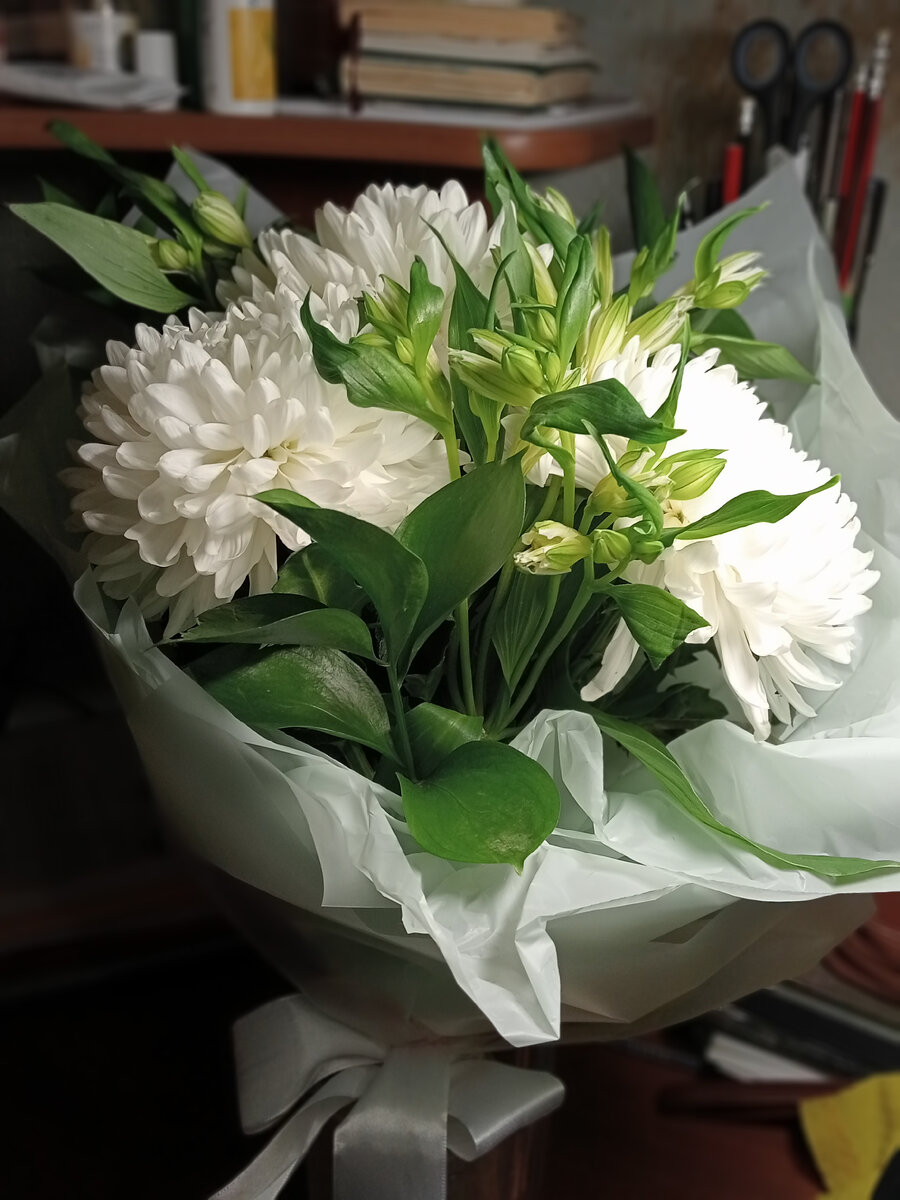 Фото мое. Букет от любимого мужа)