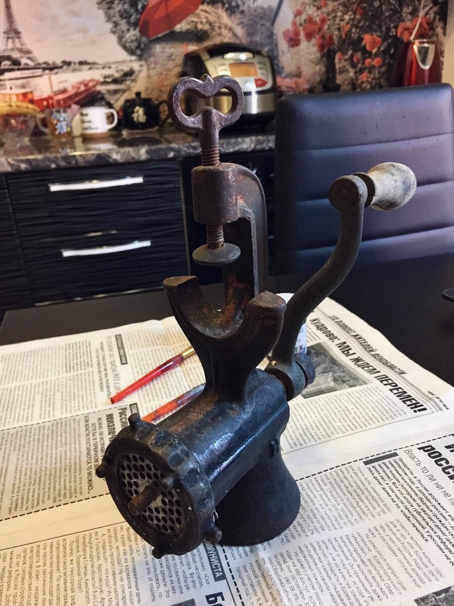 Фото мясорубки в изначальном виде 