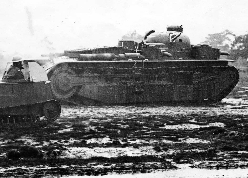 Первая публичная демонстрация A1E1 Independent, ноябрь 1926 года.