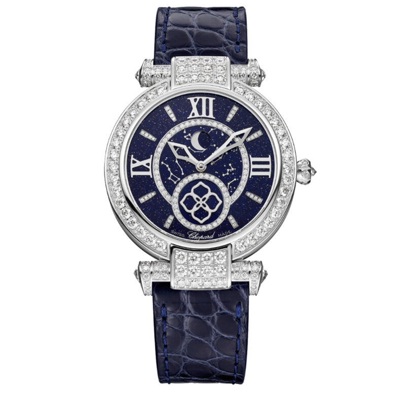 Часы Chopard Imperiale с 36 мм корпусом из белого золота с бриллиантами
