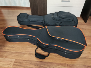 Хранение гитары в чехле горизонтально