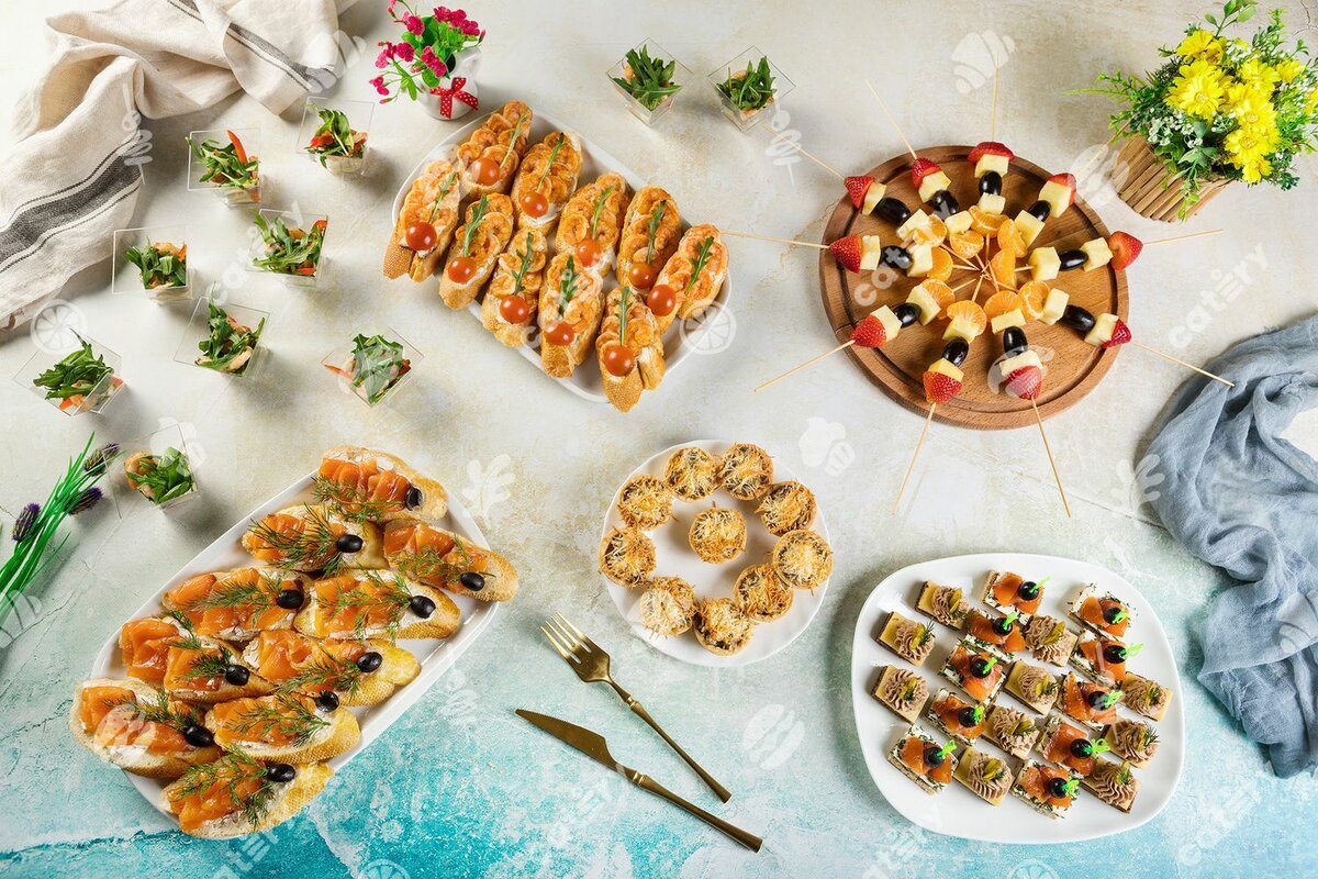 Фуршетный сет «Весенний» от EG Catering за 7 800 ₽