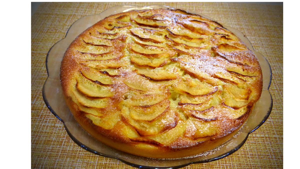 Простой яблочный пирог — Привет, Кухонька! Пошаговые рецепты с фотографиями
