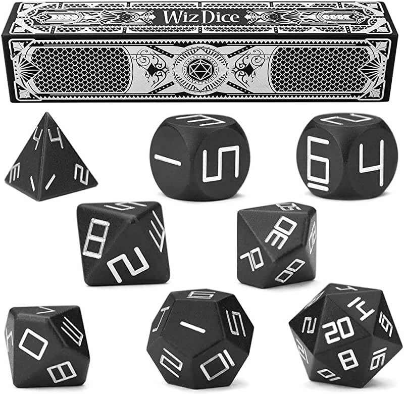 Данные кости имеют свою собственную коробку для хранения и сами цифры на костях не имеют сглаженных углов и просто прикольно выглядят