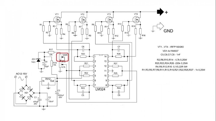 LM358 и LM358N datasheet, описание, схема включения