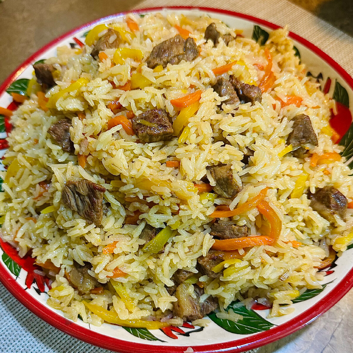 Да да, плов без чеснока😁