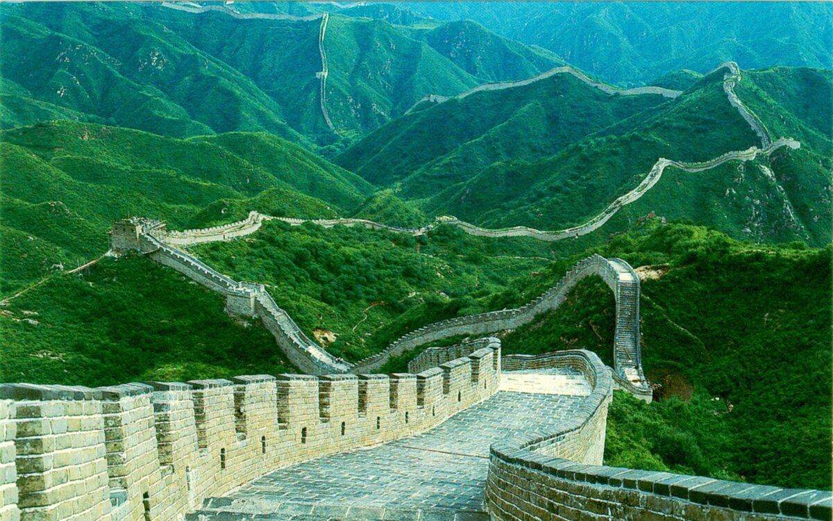 Фон китайская стена