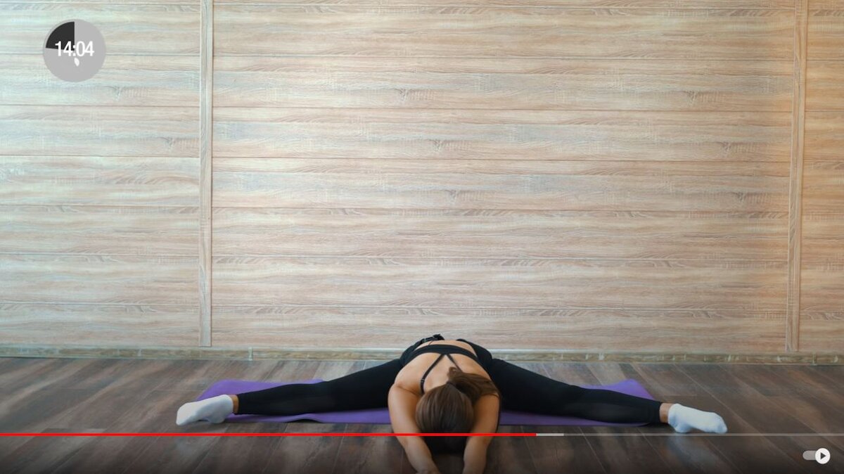 Поперечная складка для шпагата