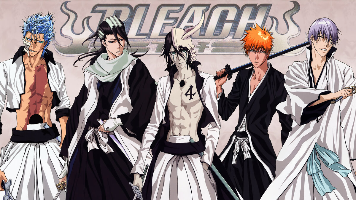 Герои аниме Bleach, картинка из интернета