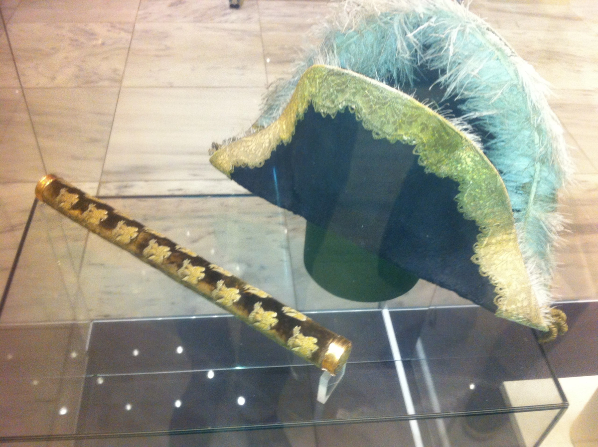 Маршальский жезл и головной убор маршала Франции Луи Николя Даву. Музей войны 1812 года.