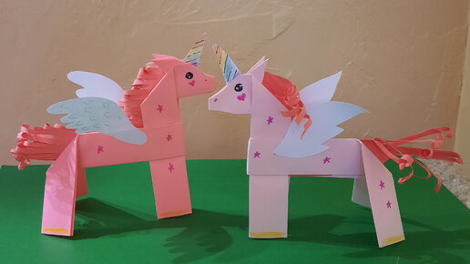 Оригами Единорог из бумаги | Как сделать лошадь из бумаги | Origami Paper Unicorn