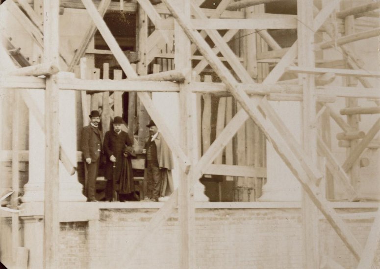 📷 Иван Владимирович Цветаев на строительстве музея. 1905 год