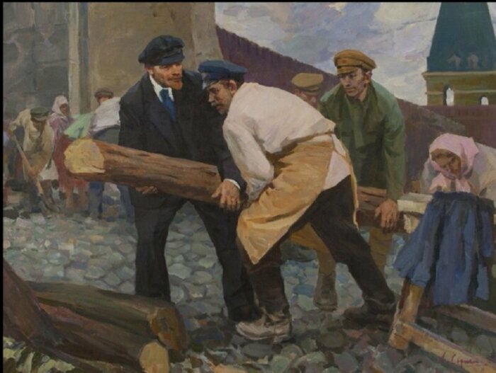 Ленин в субботник