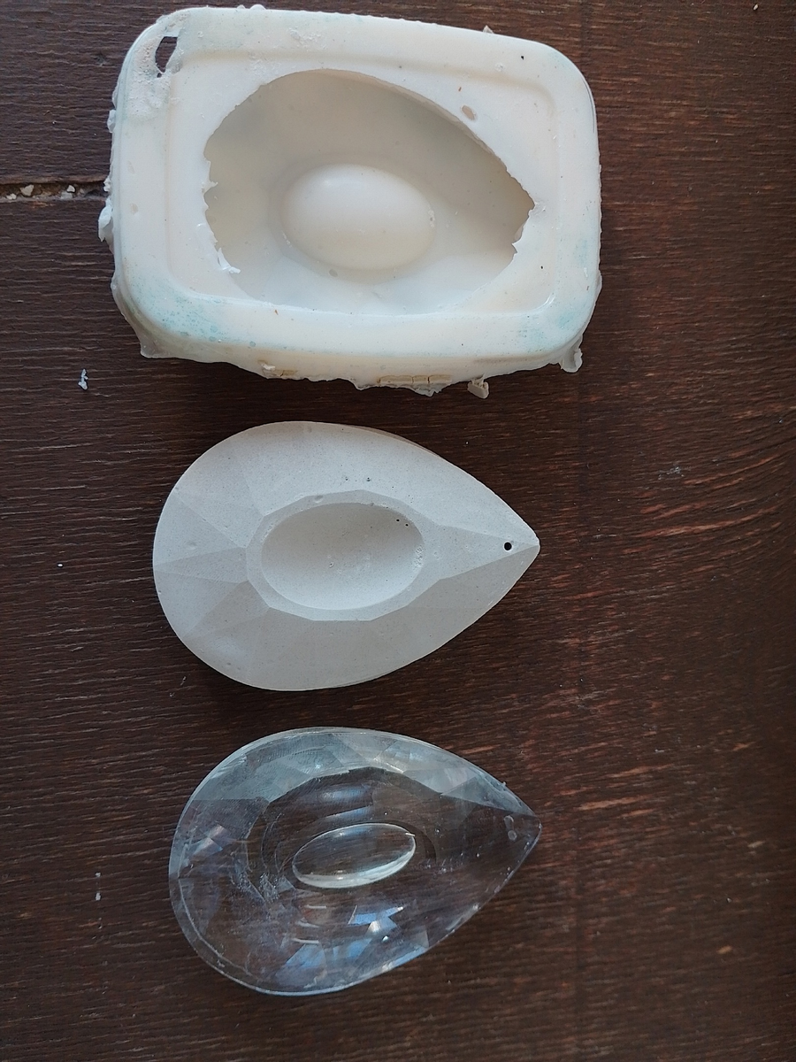 первая проба на небольшом кристалле 