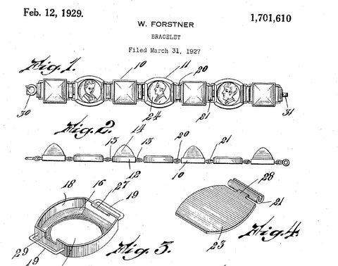 Строение браслета для часов.