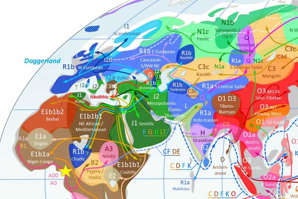 Генетические группы. Карта расселения гаплогруппы r1b. Карта ДНК генеалогия. Распространение гаплогруппа r1a на карте мира. Гаплогруппы народов мира таблица карта.