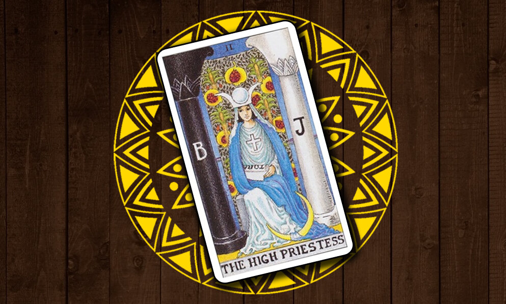 Карта Верховная Жрица в Таро Райдера-Уэйта