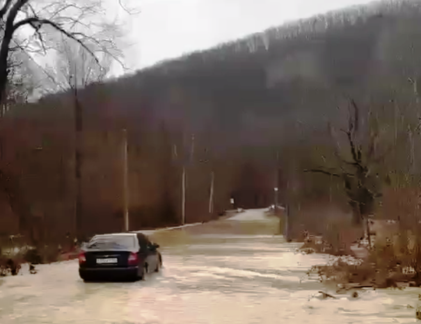 Скрин с видео из телеграм-канала Госавтоинспекции Кубани 