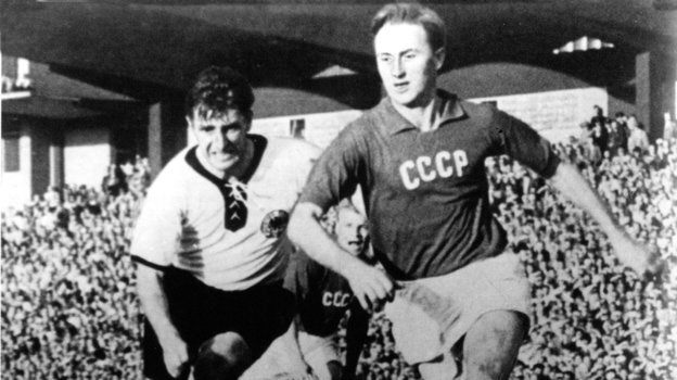    Фриц Вальтер и Алексей Парамонов.из личного архива