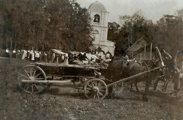 Демьяновская ярмарка, фотография начала XX века