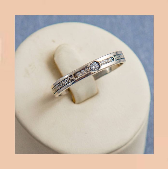 Кольцо серебро 925 пробы