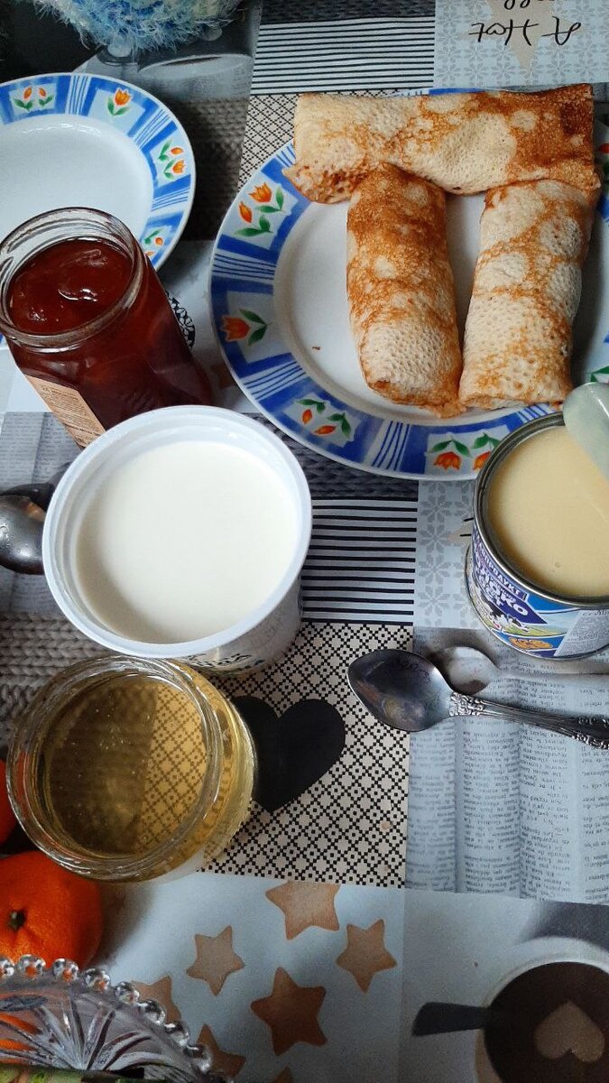 Сладости и сметанка