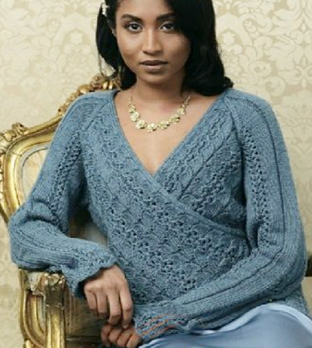 Кардиган с запахом.