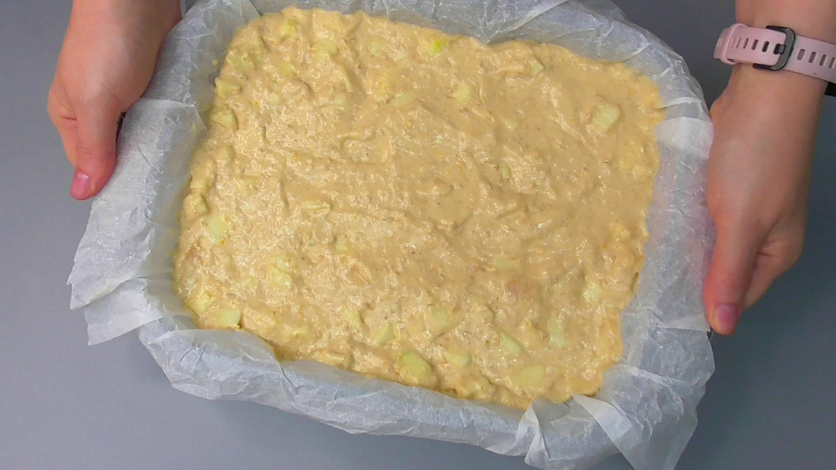 Овсянка, яблоки, кефир — Шикарный мягкий яблочный пирог, очень простой в приготовлении