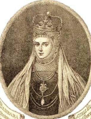 Барбара в коронационном костюме. https://gorbibl.nov-centr.of.by/%D0%BD%D0%BE%D0%B2%D0%BE%D1%81%D1%82%D0%B8/barbara-radzivill-srednevekovaya-dzhuletta/?amp=1