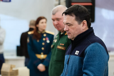    Губернатор Подмосковья Андрей Воробьев посетил 4-ю гвардейскую танковую Кантемировскую дивизию в Наро-Фоминском округе ©Константин Семенец Пресс-служба Губернатора и Правительства Московской области