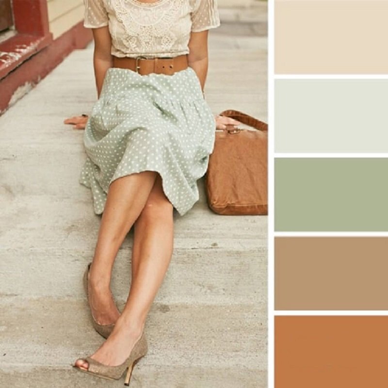 Moodboard, цветовые сочетания