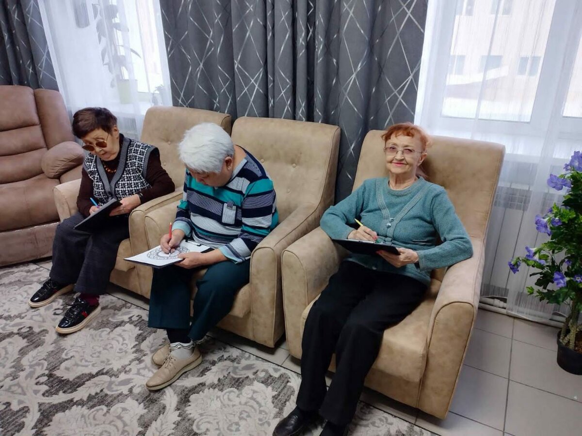 В комнате психологической разгрузки занимаемся развитием когнитивной памяти