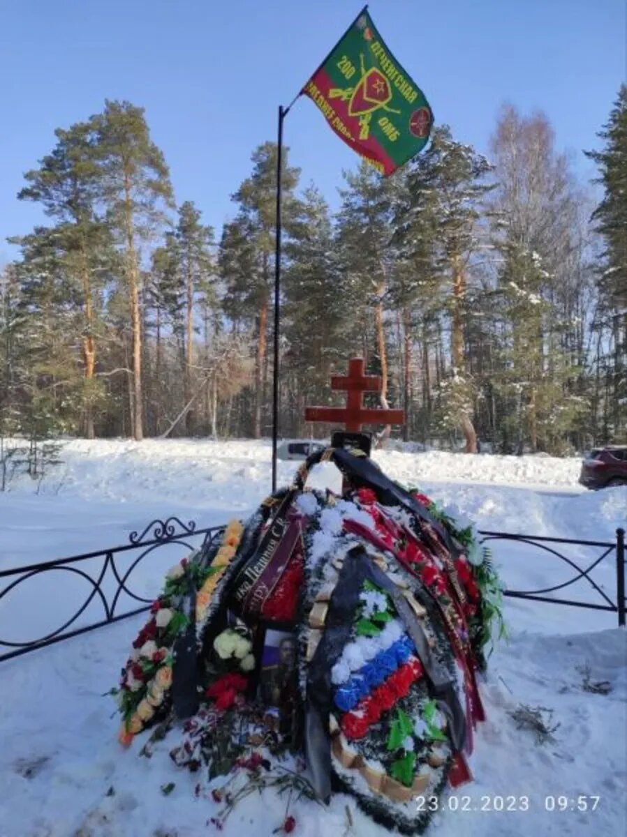 Могила Алексея Мишина. Фото: Нелли Мишина/newsvladimir.ru