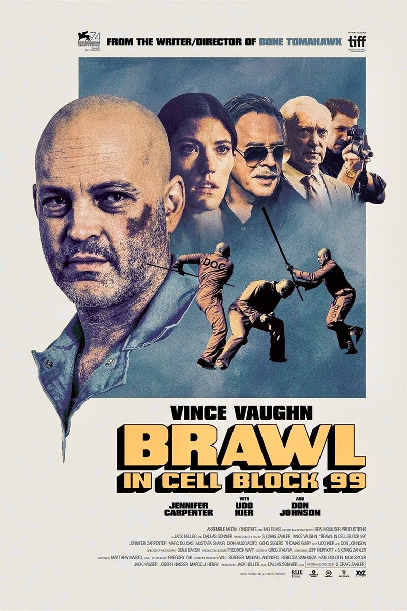 Оригинальный постер фильма «Brawl in Cell Block 99»