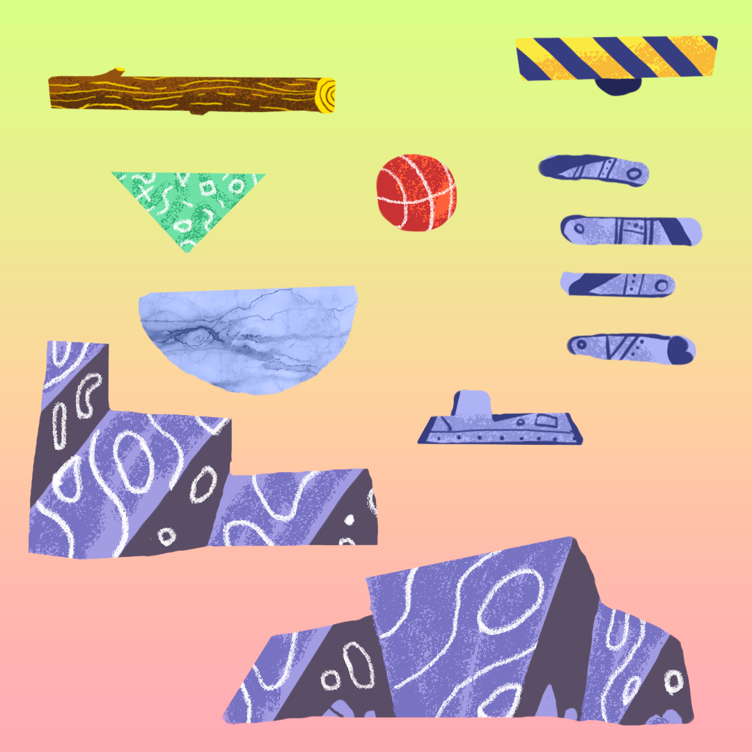 Рисунки в Фотошоп подготовленные для анимации