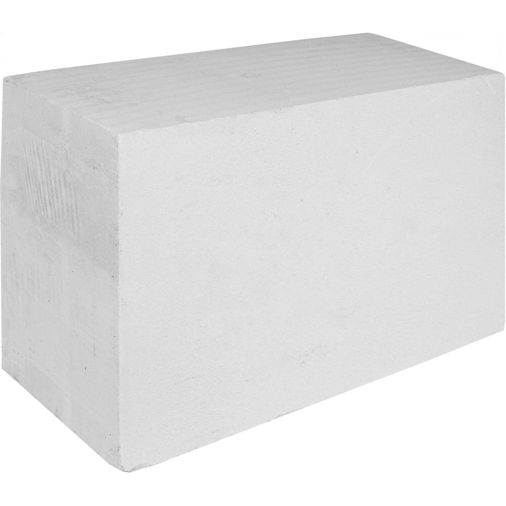 Белый газоблок. Куб пластиковый 40*40*40. Декоративный куб.