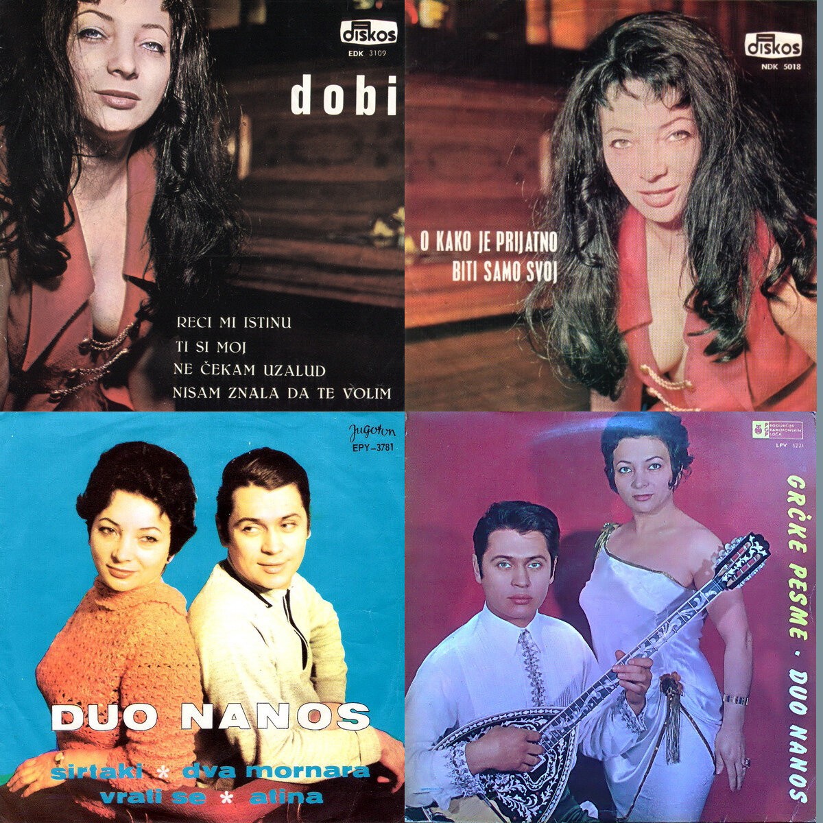 Примеры обложек синглов Доби Чабрич.