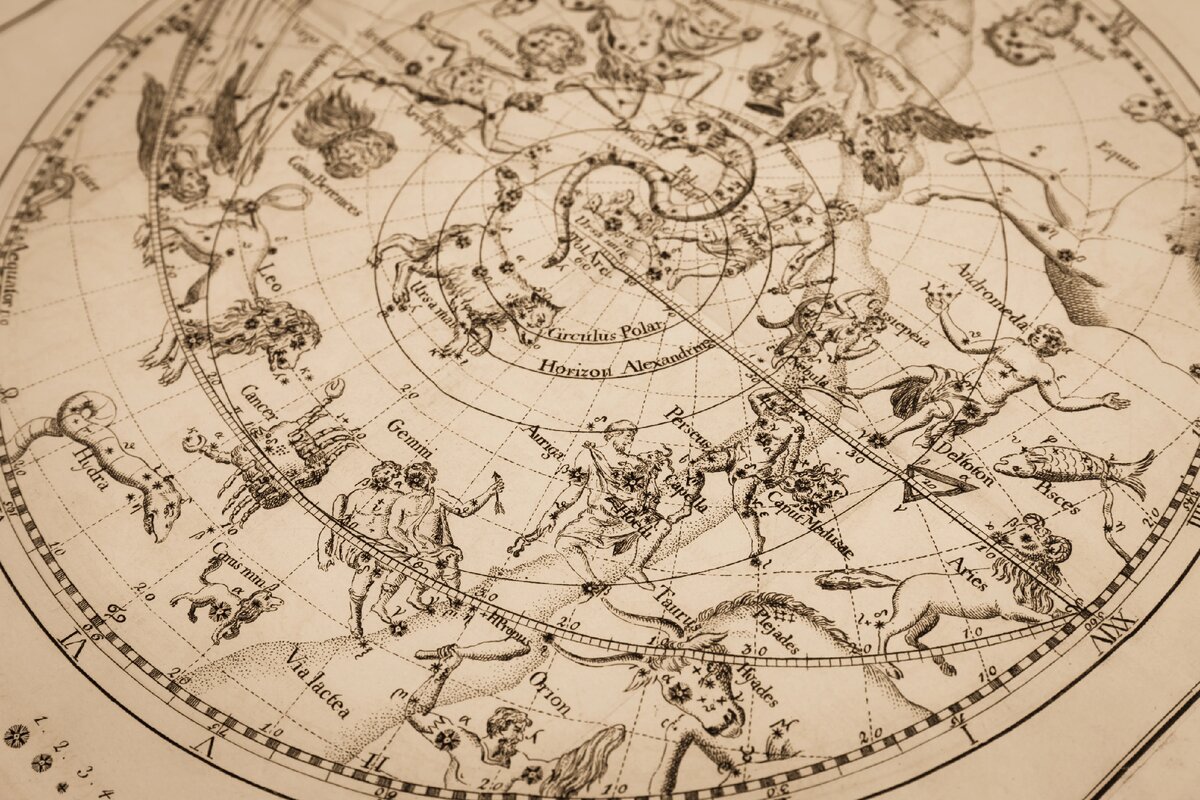 Старинная Звездная карта