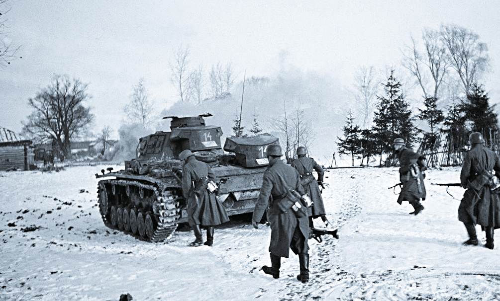 11-я танковая дивизия под Волоколамском, декабрь 1941 г.