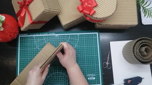 Простая инструкция по сборке коробки из листа картона или бумаги – дешево и с душой