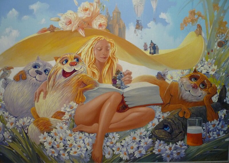 "Позитивные коты", худ. А. Горцевич