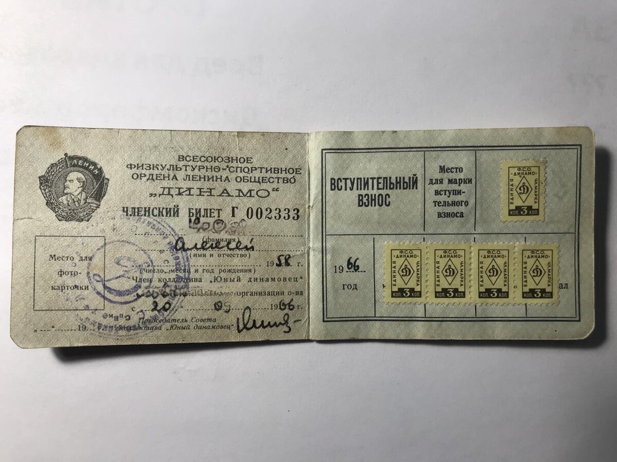Юный Динамовец