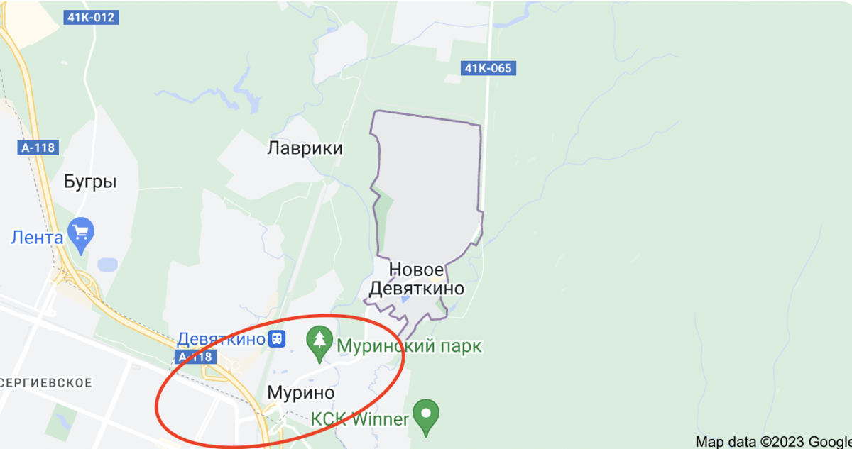 Скрин гугл-карт