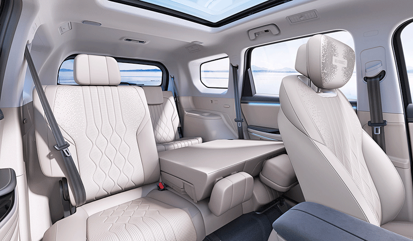 exeed vx 2023 рестайлинг задний ряд