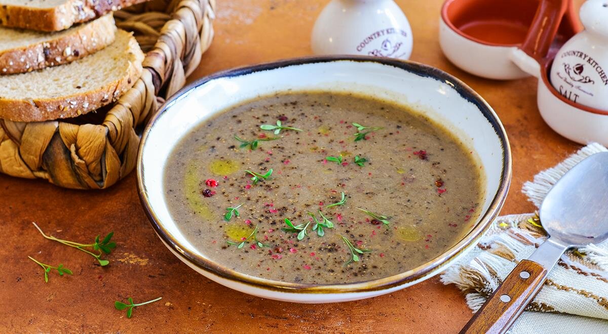 Рецепт супа с лесными сушеными грибами. Гуща супа.