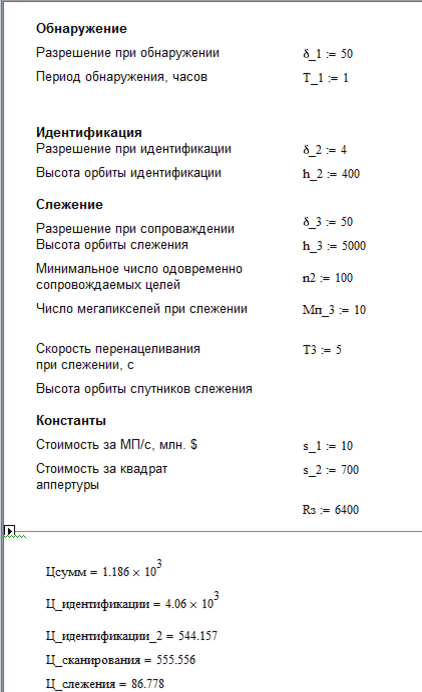Математическая модель